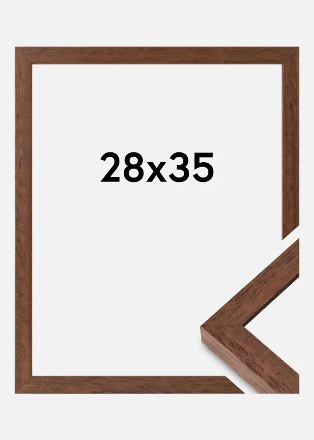 Ramme Hermes Akrylglas Teak 28x35 cm