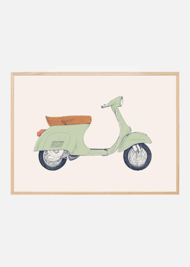 Vespa Print Plakat