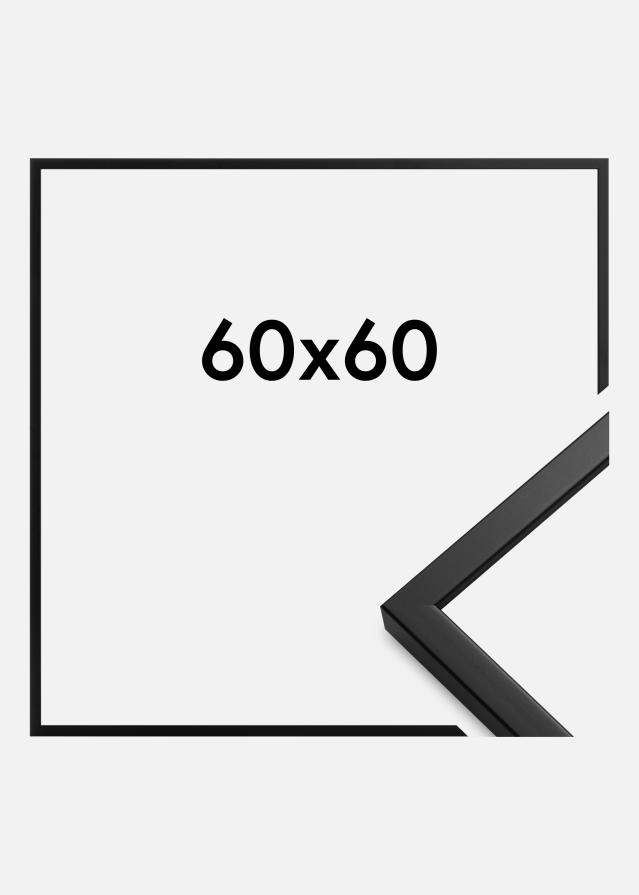 Ramme Oslo Akrylglas Sort 60x60 cm