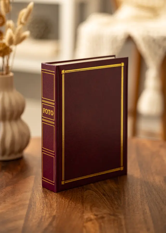 Classic Line Super Album Vinrød - 200 Billeder i 10x15 cm