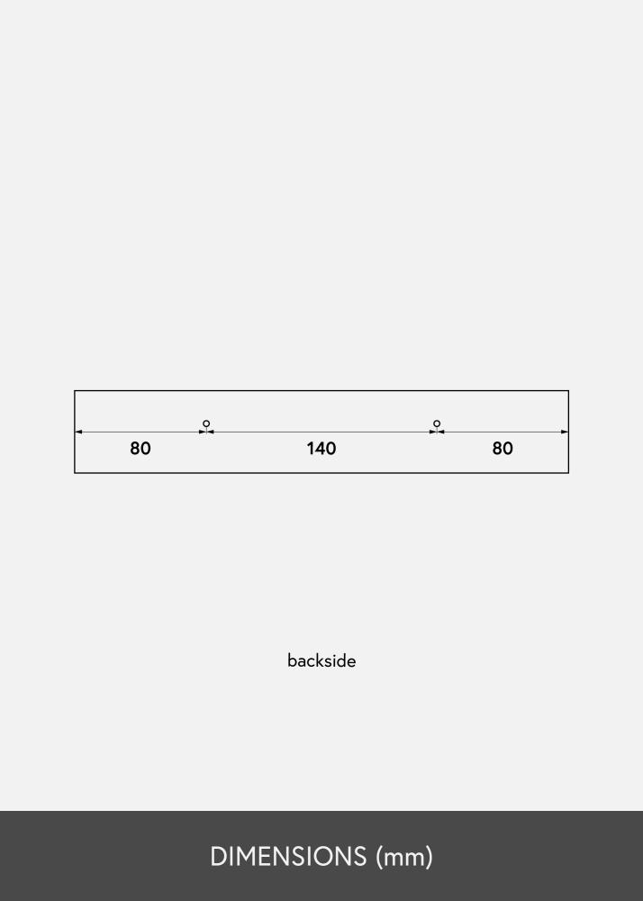 Billedhylde Sort 30 cm
