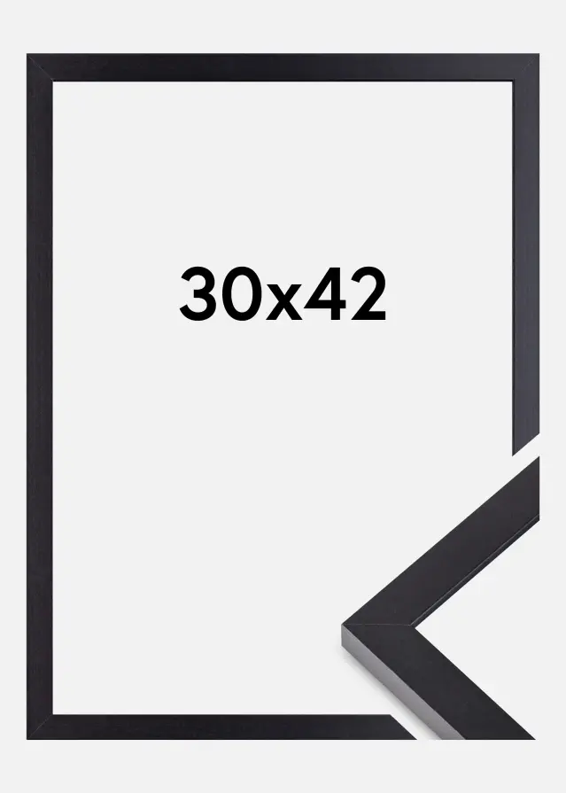 Ramme Selection Akrylglas Sort 30x42 cm