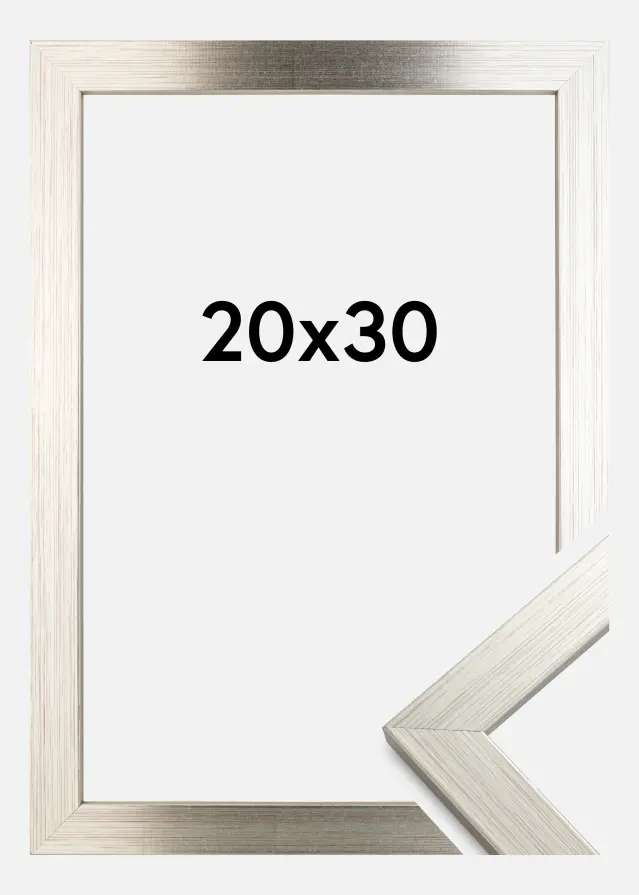 Ramme Silver Wood Akrylglas 20x30 cm