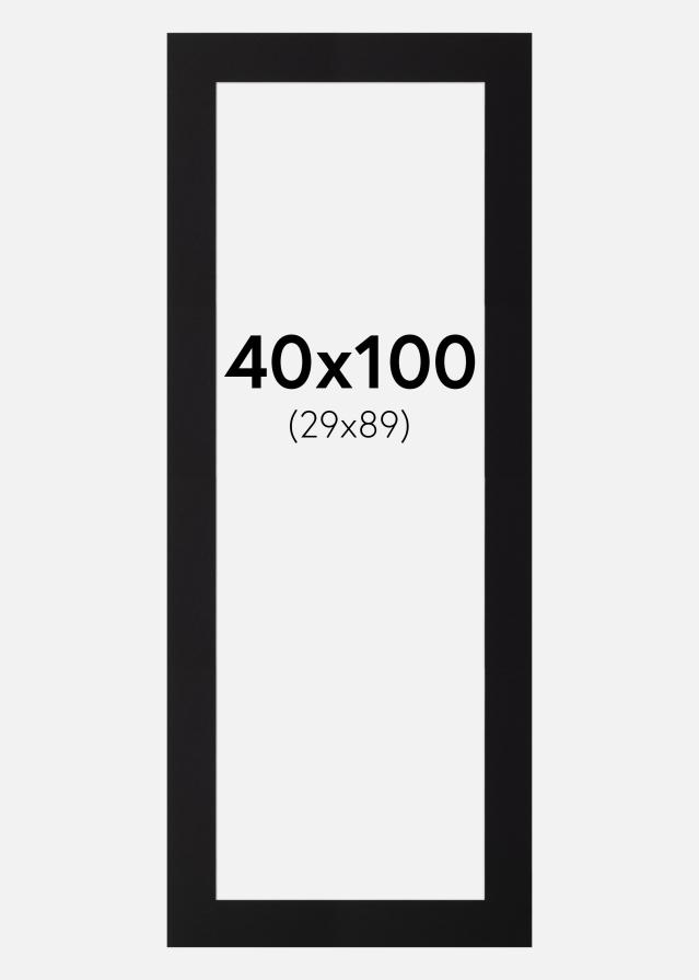 Passepartout Canson Sort (Hvid kerne) 40x100 cm (29x89)