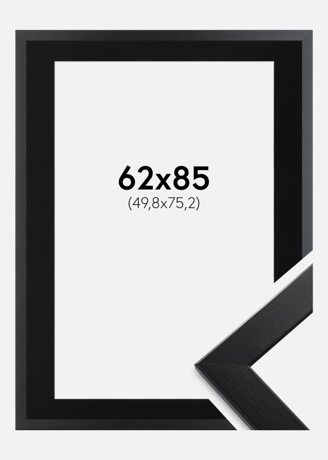 Ramme Trendline Sort 62x85 cm - Passepartout Sort 20x30 inches
