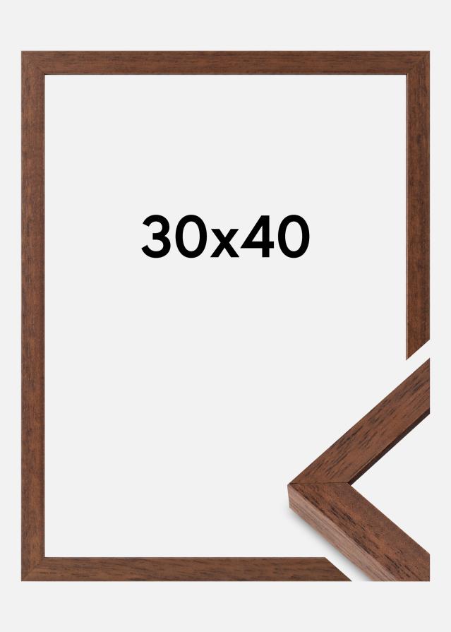 Ramme Hermes Akrylglas Teak 30x40 cm