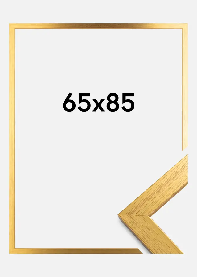 Ramme Gold Wood Akrylglas 65x85 cm