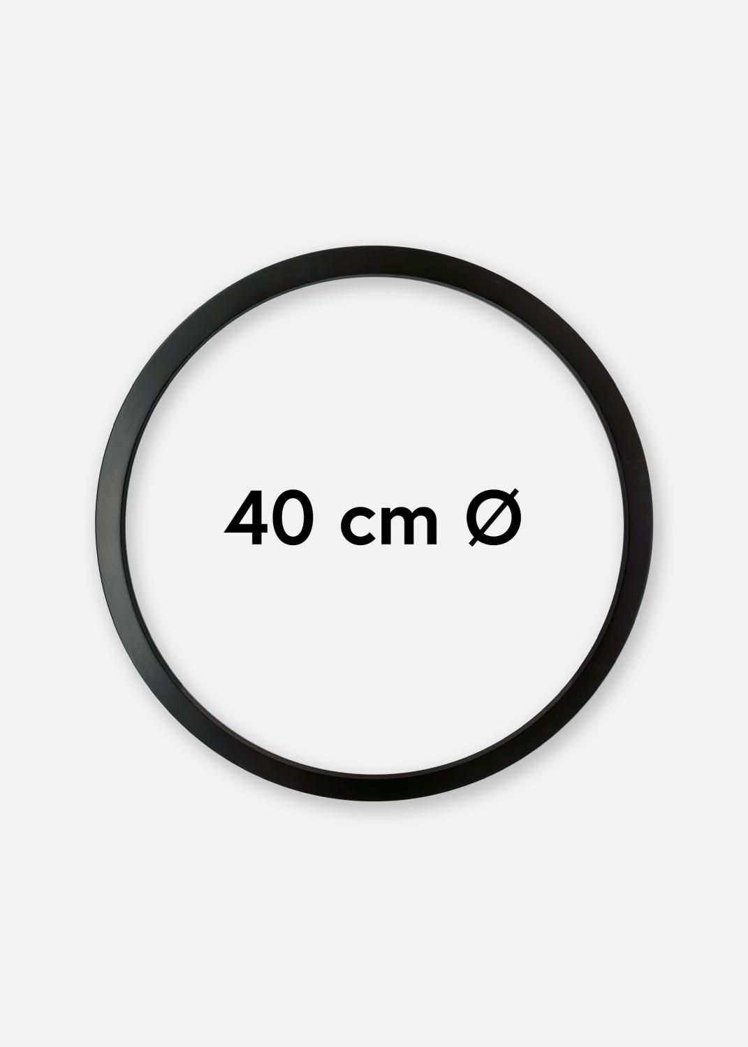 Product Image for Rund Ramme Akrylglas Sort 40 cm Ø