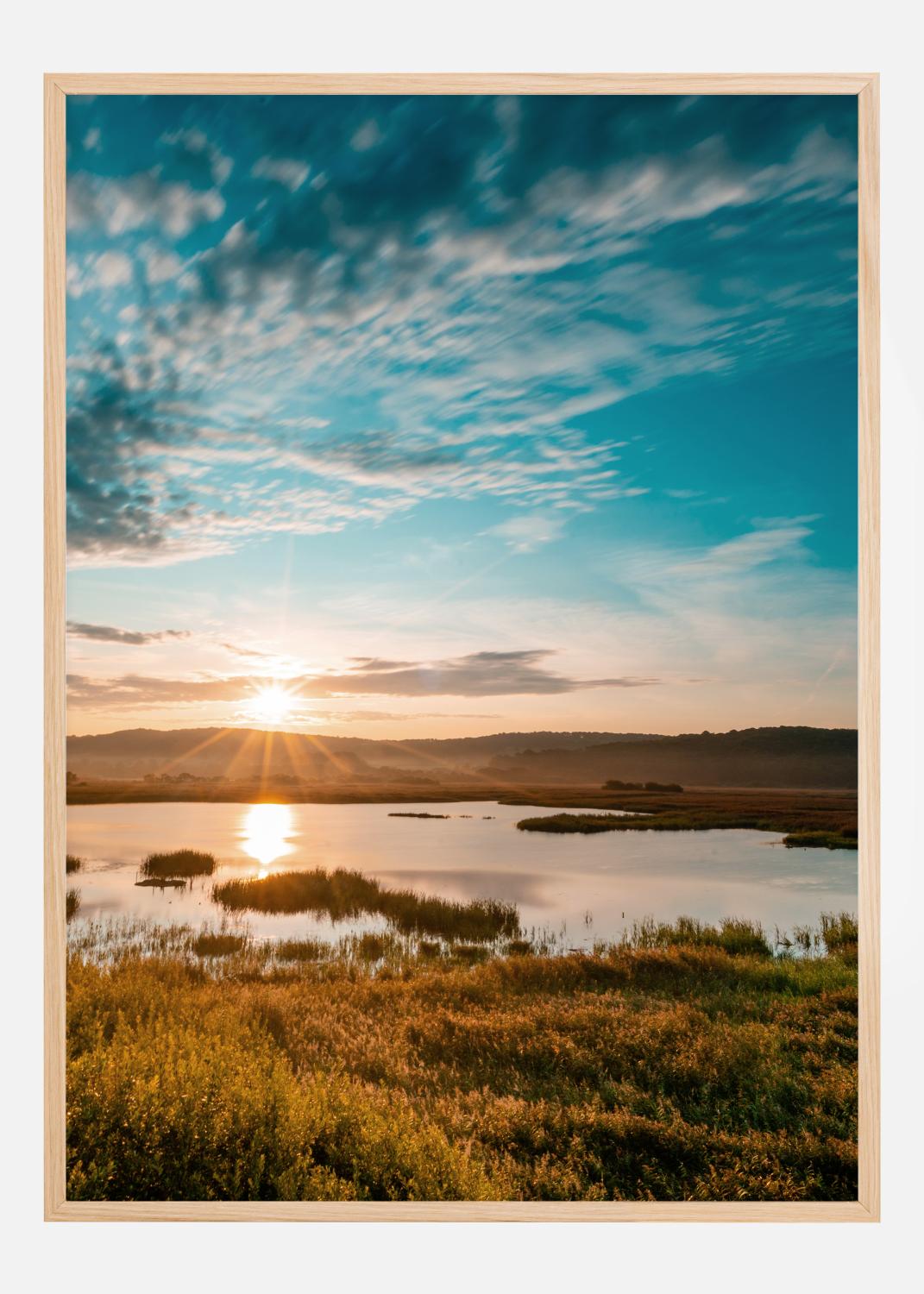 Product Image for Sunset Over Water Plakat (21x29.7 cm (A4))