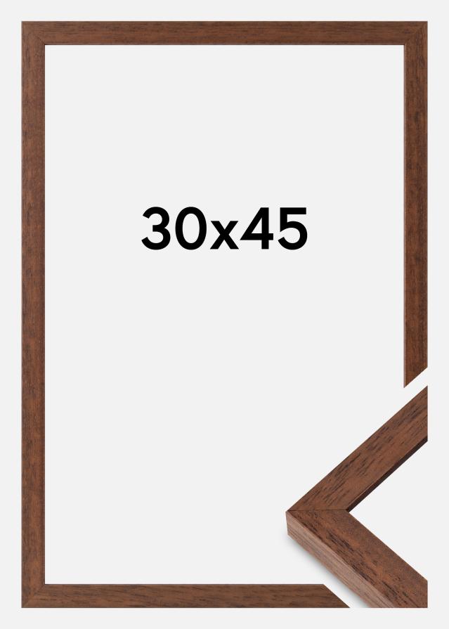 Ramme Hermes Akrylglas Teak 30x45 cm