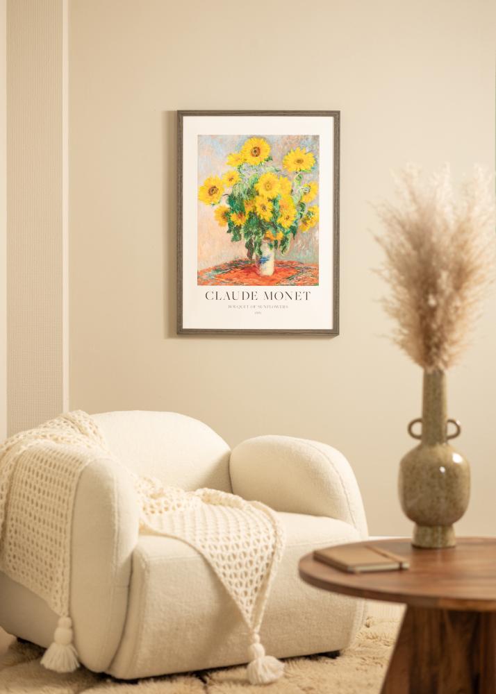 Ramme Hermes Akrylglas Grey Oak 50x50 cm