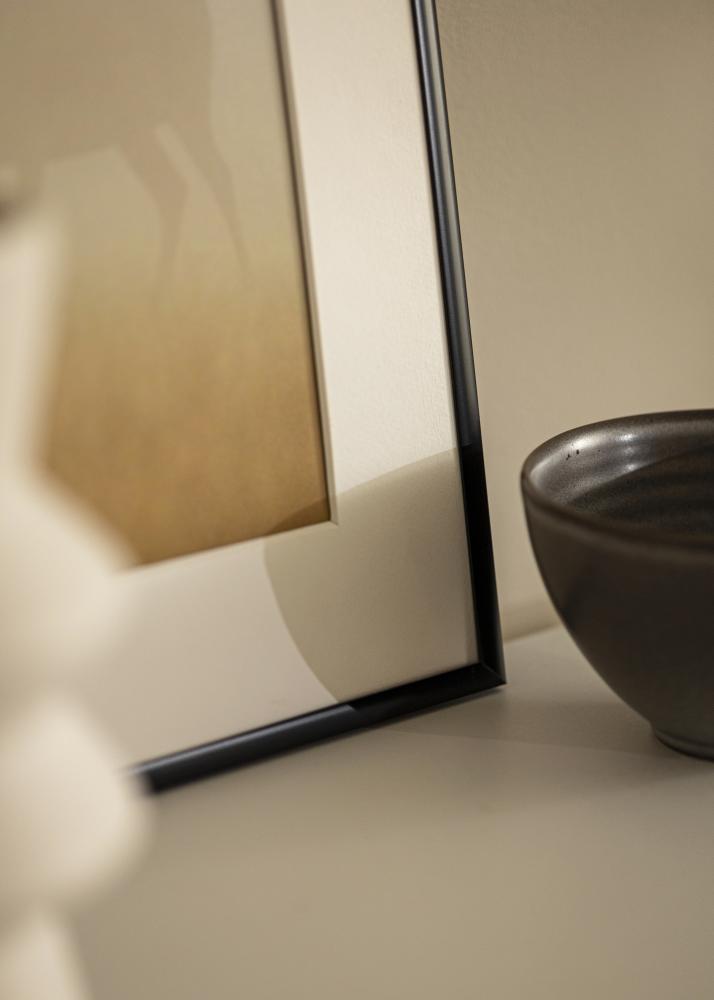Ramme Scandi Akrylglas Matt Sort 40x70 cm