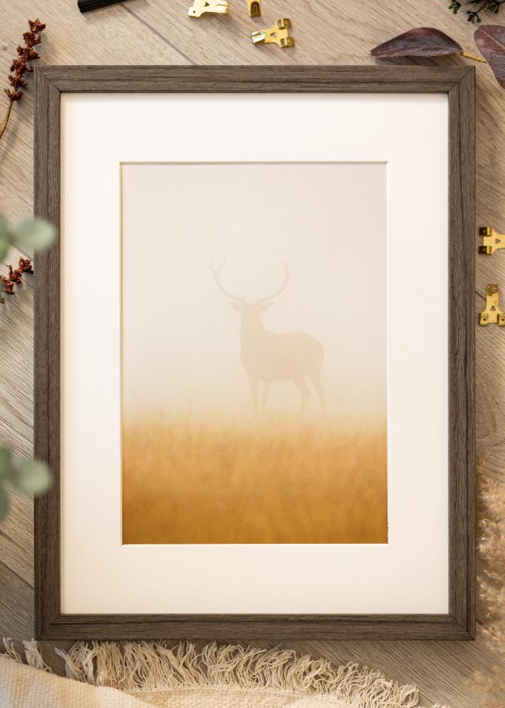 Ramme Hermes Akrylglas Grey Oak 50x50 cm