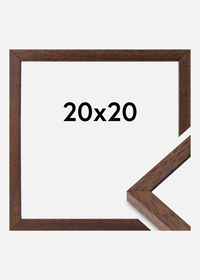 Ramme Ares Akrylglas Teak 20x20 cm