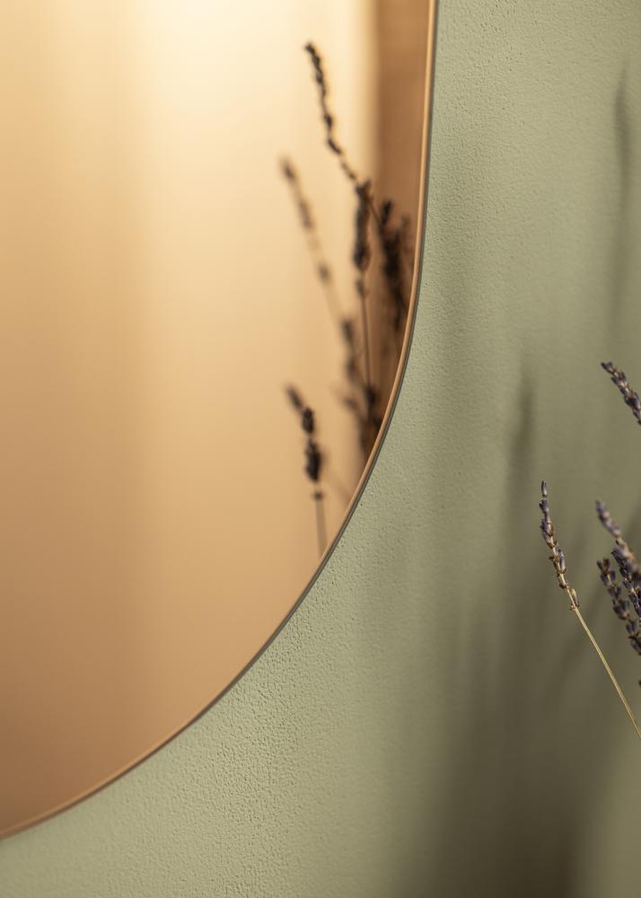 KAILA Spejl Oval Rose Gold 35x70 cm