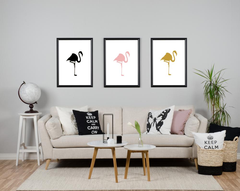 Flamingo - Puderosa Plakat