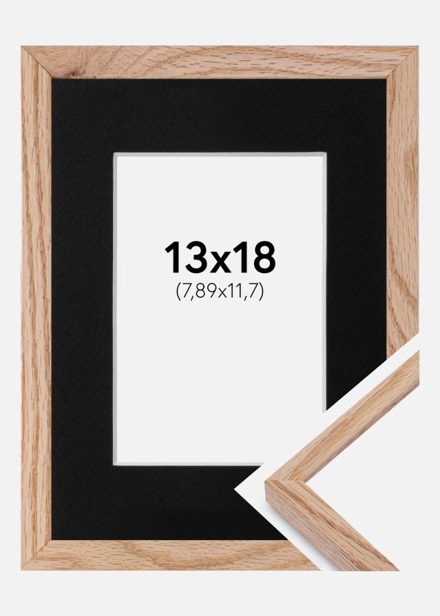 Ramme E-Line Eg 13x18 cm - Passepartout Sort 3,5x5 inches