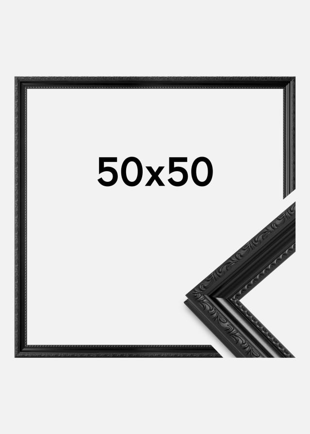Ramme Abisko Akrylglas Sort 50x50 cm