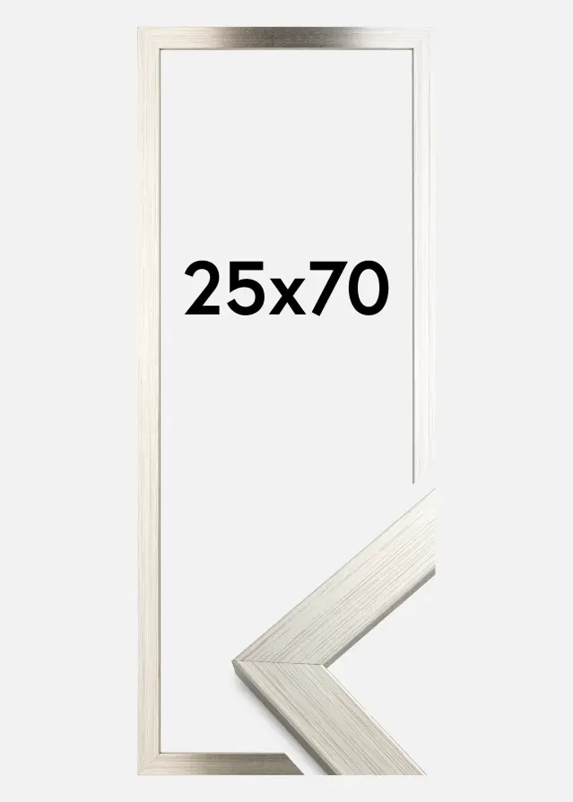 Ramme Silver Wood 25x70 cm