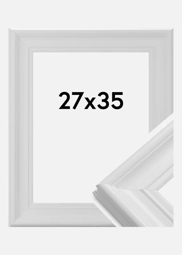 Ramme Mora Premium Hvid 27x35 cm