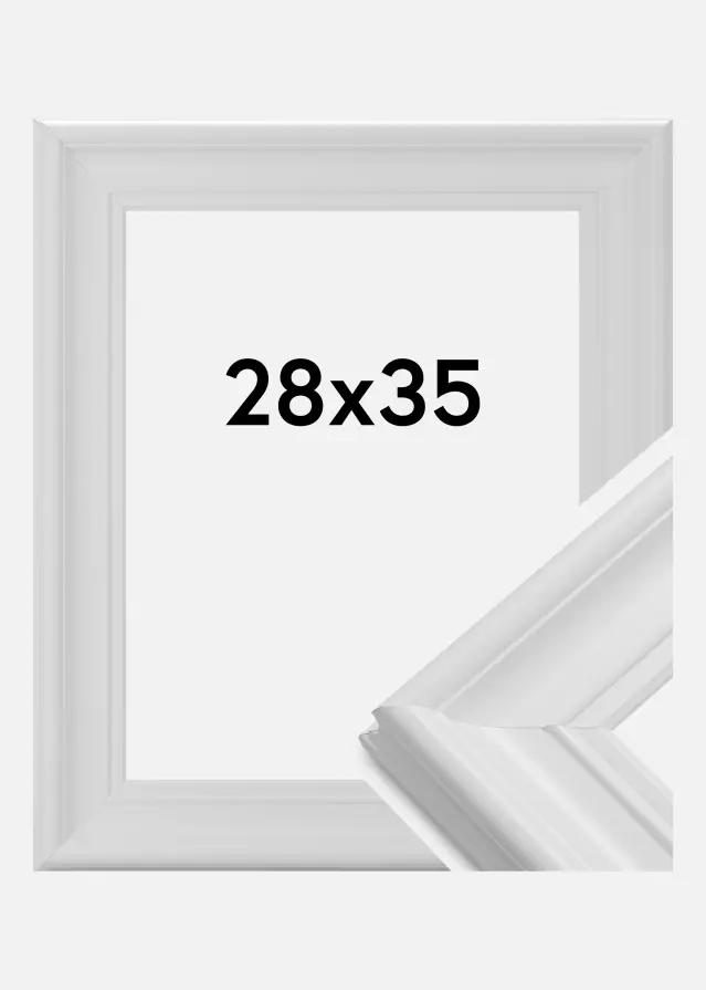 Ramme Mora Premium Hvid 28x35 cm