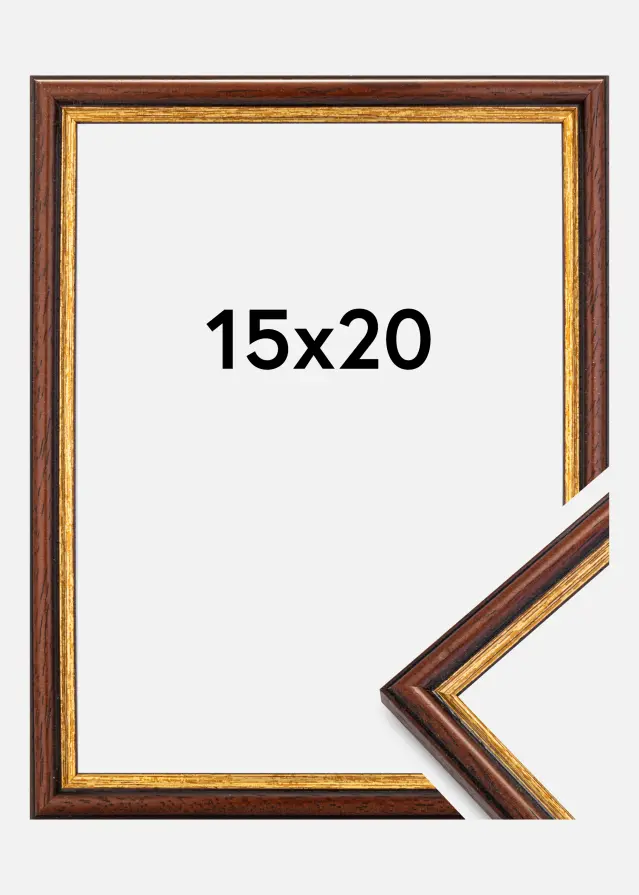Ramme Horndal Akrylglas Brun 15x20 cm