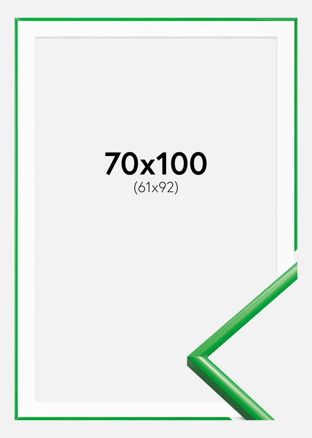 Ramme New Lifestyle Grass Green 70x100 cm - Passepartout Hvid 62x93 cm