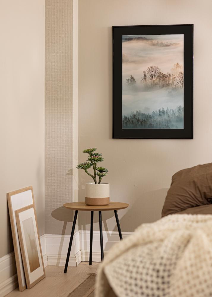 Ramme New Lifestyle Sort 20x30 cm - Passepartout Sort 15x22 cm