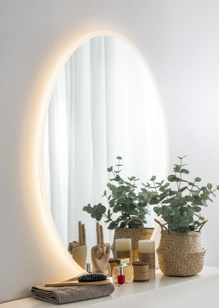 KAILA Spejl Oval LED 80x100 cm