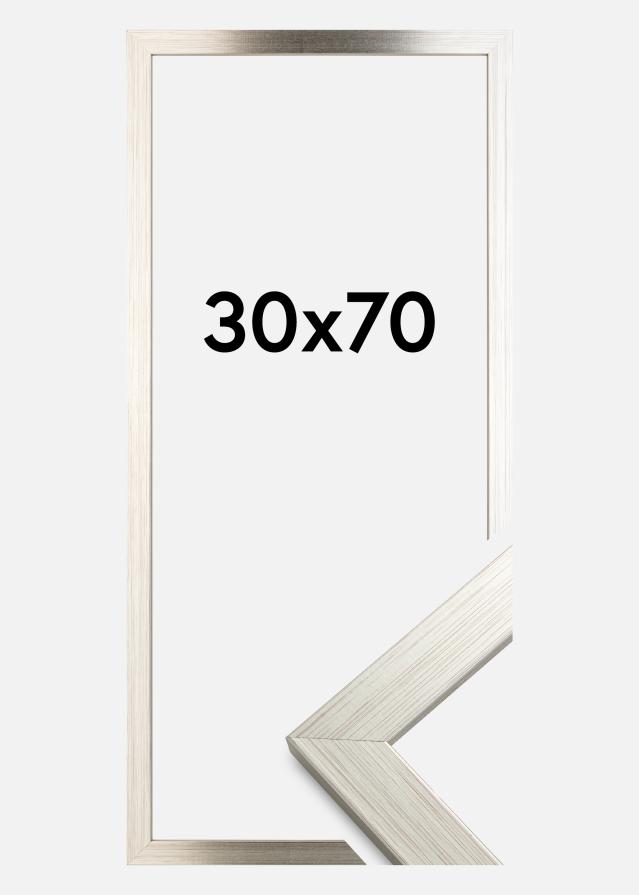 Ramme Silver Wood Akrylglas 30x70 cm