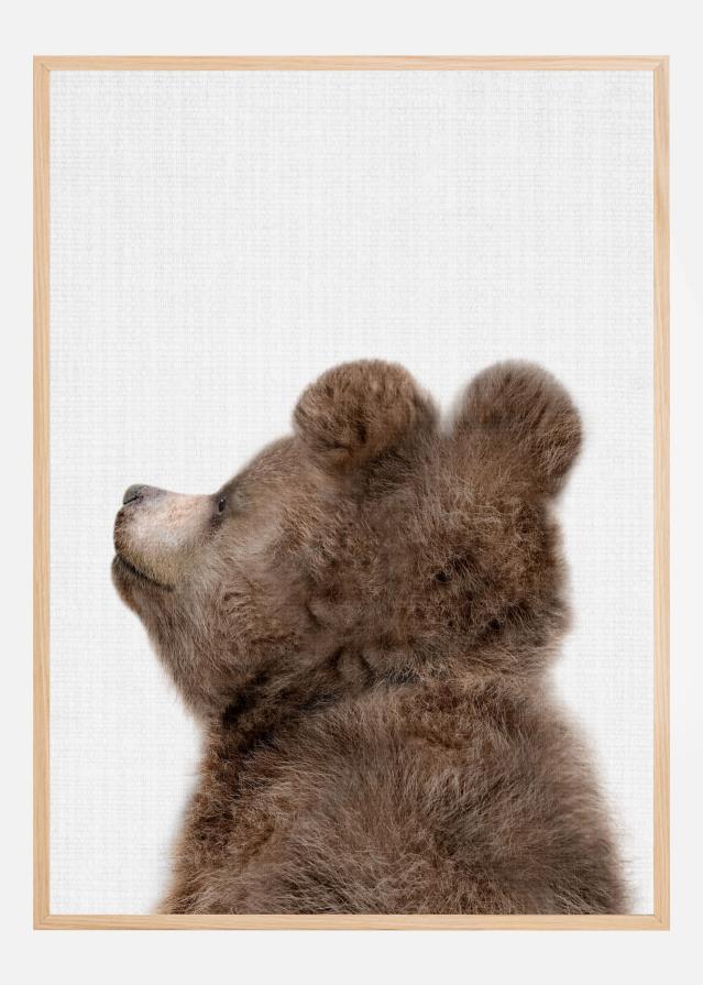 Peekaboo Baby Bear Back Plakat
