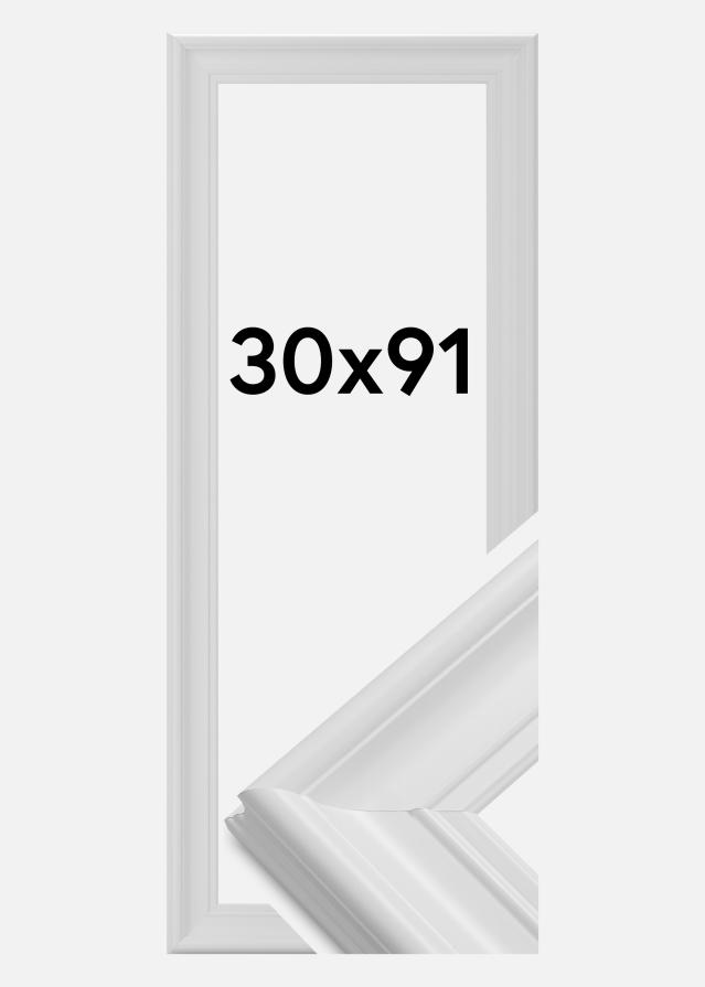 Ramme Mora Premium Hvid 30x91 cm