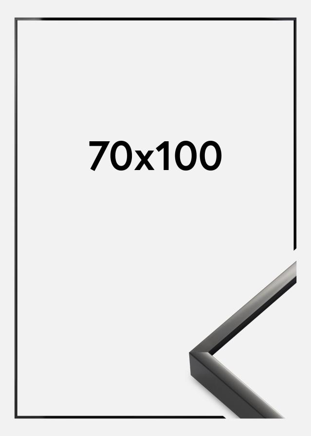 Ramme Nielsen Premium Antirefleks Blank Sort 70x100 cm