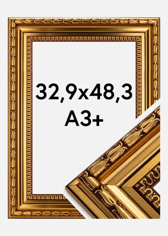 Ramme Birka Premium Guld 32,9x48,3 cm (A3+)