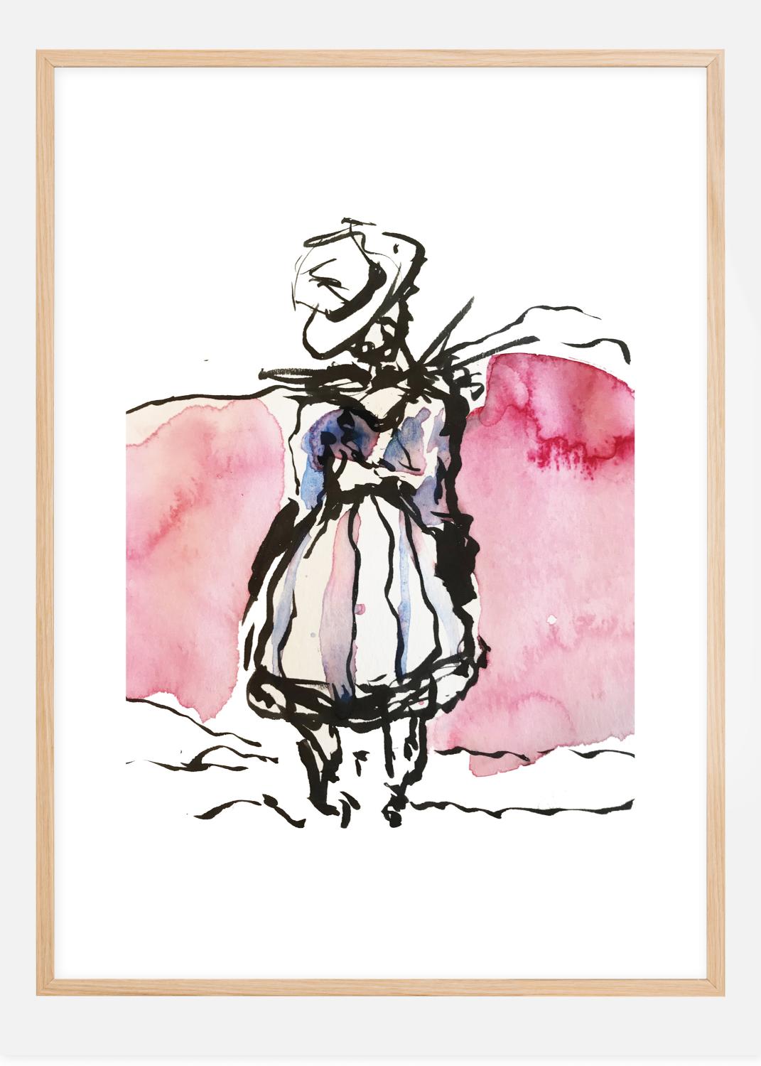 Product Image for Woman in the horizon Plakat (21x29.7 cm (A4))