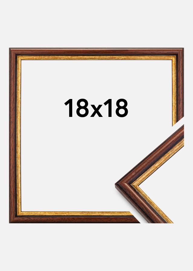 Ramme Horndal Akrylglas Brun 18x18 cm