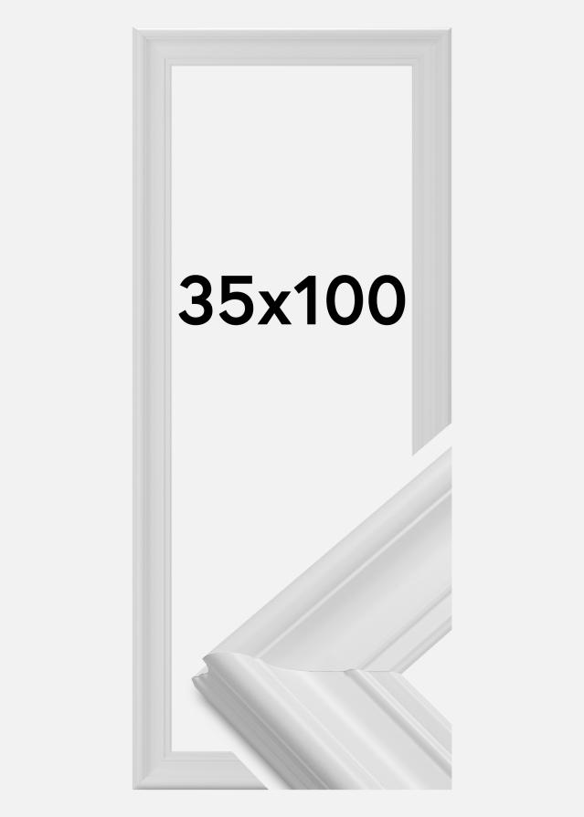 Ramme Mora Premium Hvid 35x100 cm