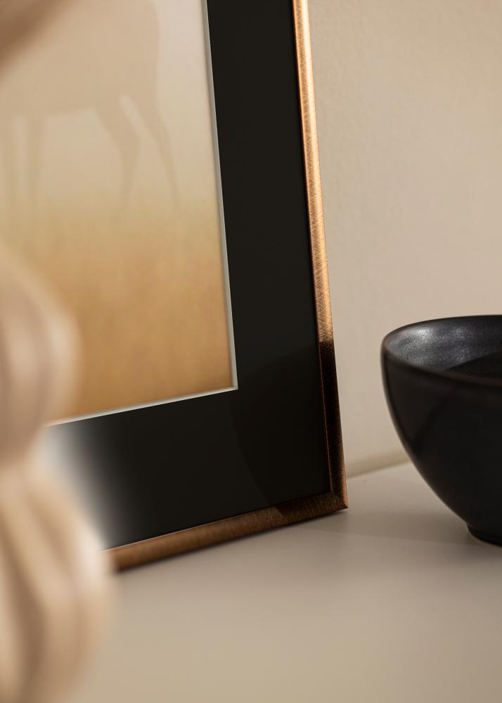 Ramme New Lifestyle Bronze 60x80 cm - Passepartout Sort 50x65 cm