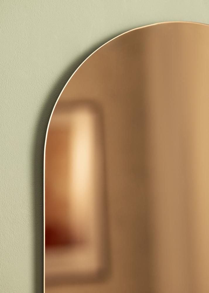 KAILA Spejl Oval Rose Gold 35x70 cm