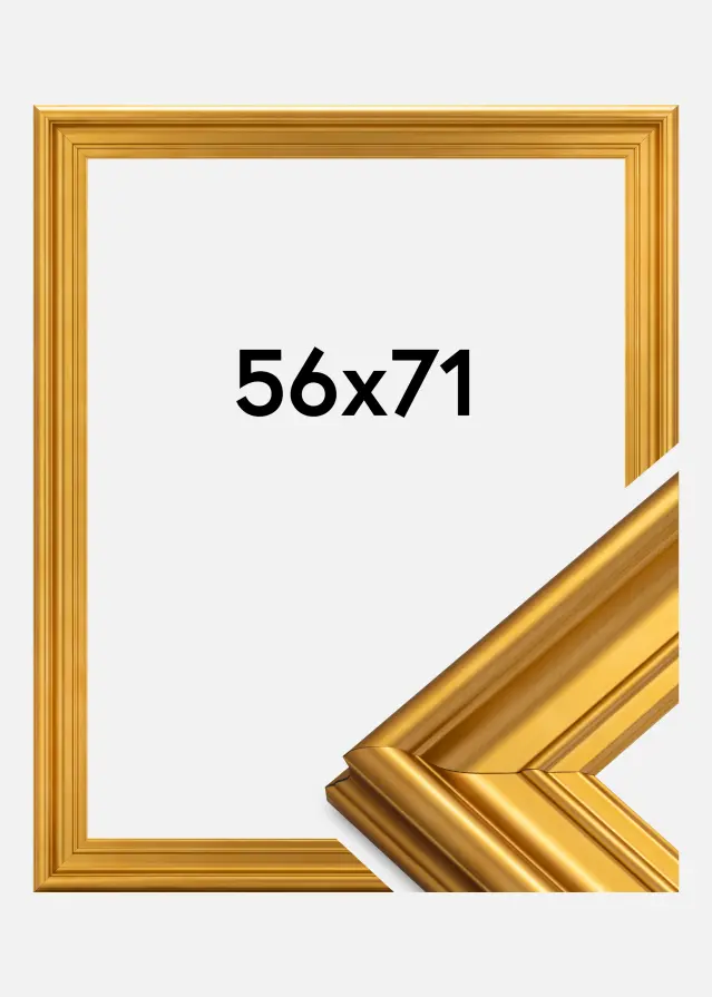 Ramme Mora Premium Guld 56x71 cm