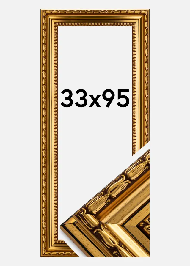 Ramme Birka Premium Guld 33x95 cm