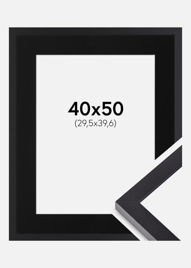 Ramme Selection Sort 40x50 cm - Passepartout Sort 12x16 inches