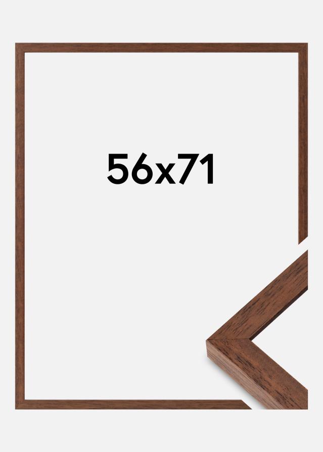 Ramme Hermes Akrylglas Teak 56x71 cm
