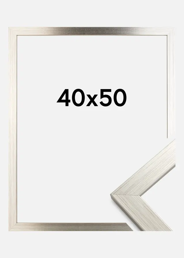Ramme Silver Wood 40x50 cm