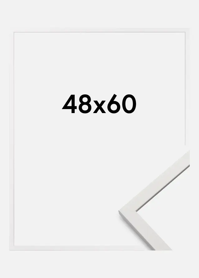 Ramme Edsbyn Akrylglas Hvid 48x60 cm