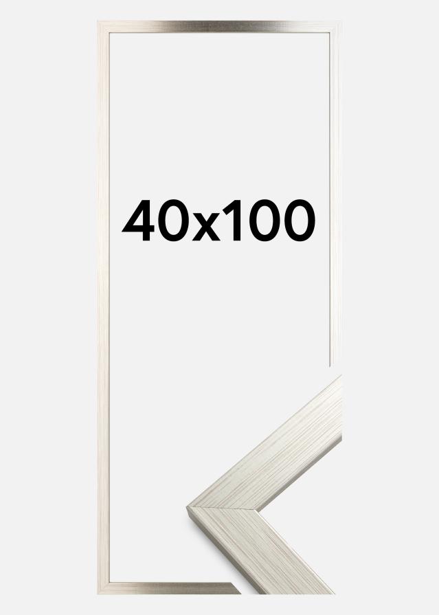Ramme Silver Wood Akrylglas 40x100 cm