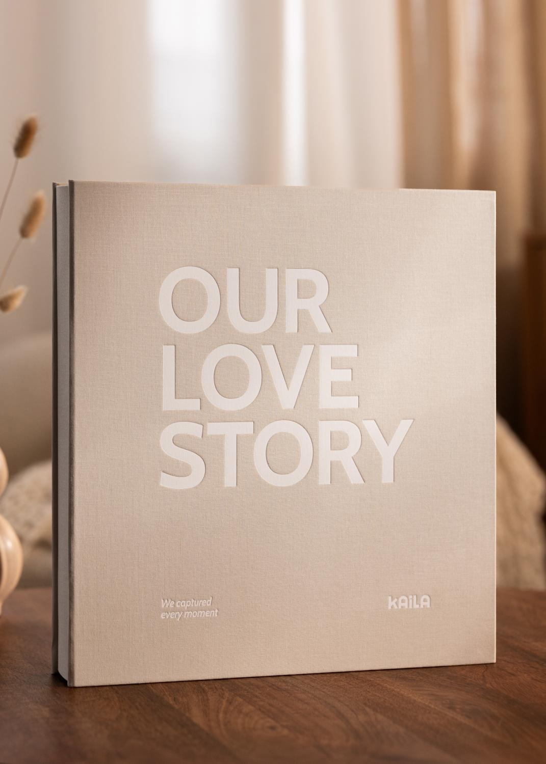 Product Image for KAILA Fotoalbum OUR LOVE STORY Creme - 600 billeder i 10x15 cm