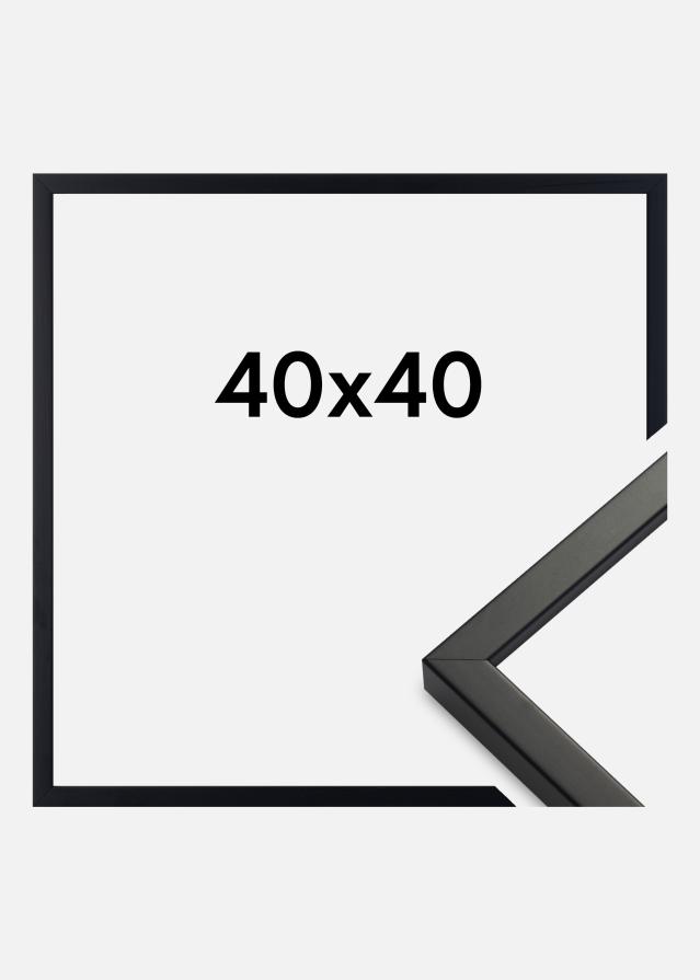 Ramme Exklusiv Sort 40x40 cm