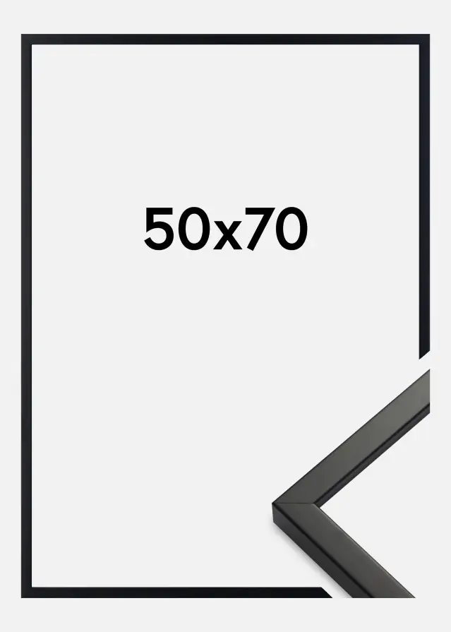 Ramme Exklusiv Sort 50x70 cm