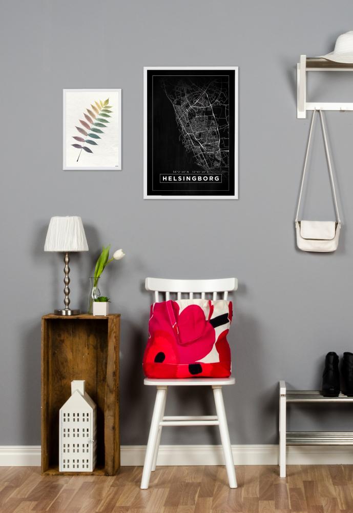 Kort - Helsingborg - Sort